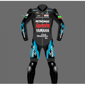  FABIO QUARTARARO YAMAHA PETRONAS RACING SUIT Leather Motorbike Suit 2021 